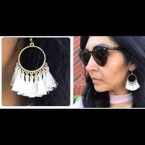 Wholesale 12 tassels earrings 3 colors